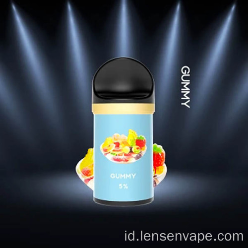 Vape pena pod yang dapat diisi ulang 600puff yang dapat diteruskan sekali pakai